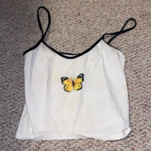 A cropped tank top.